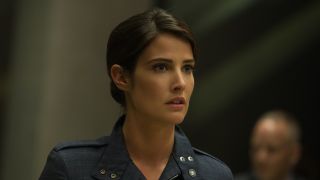 Cobie Smulders as Maria Hill in Captain America: The Winter Soldier