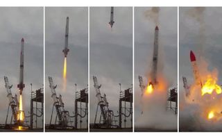 The uncrewed Momo-2 rocket, launched by the private Japanese startup Interstellar Technologies, crashed to Earth in a fiery explosion just seconds after liftoff on June 30, 2018.