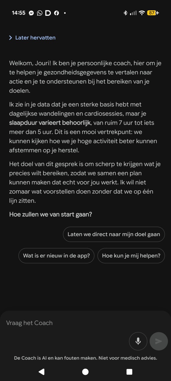 Fitbit Air Health