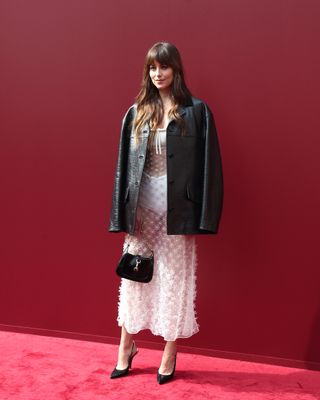 Dakota Johnson attends the Gucci show