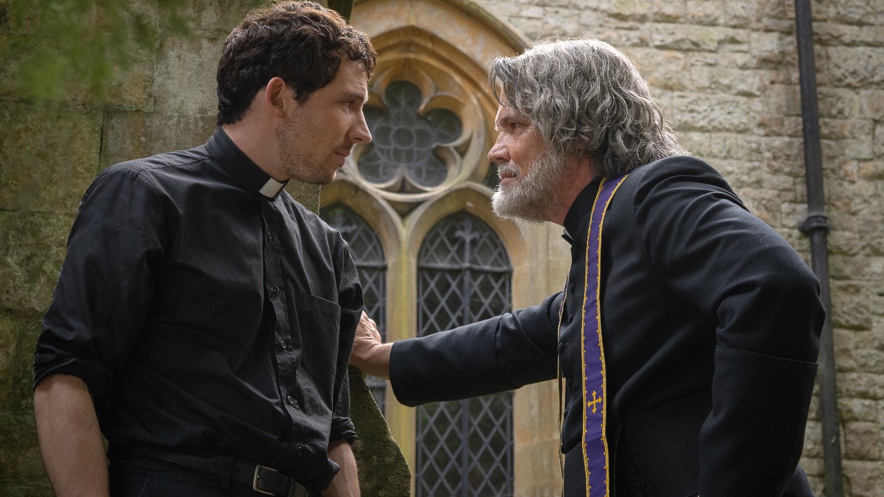 Two priests have a showdown