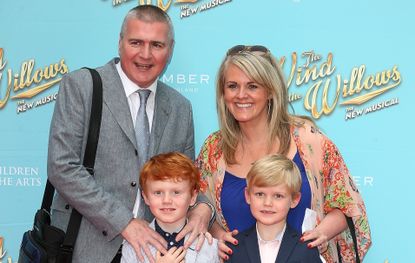 Sally Lindsay and family