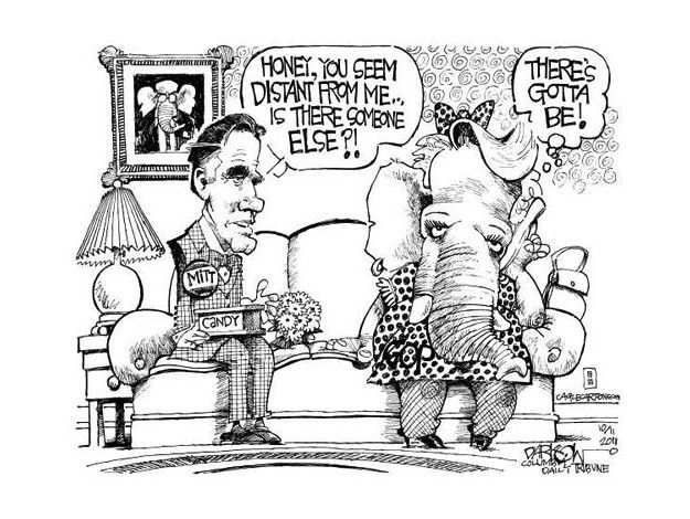 
Mitt turns on the charm
