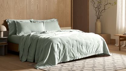 Cozy Earth Soft Wash Cotton Bedding in Laurel