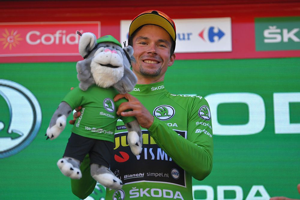 Primoz Roglic (Jumbo-Visma) leads the points classification at the Vuelta a Espana