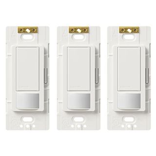 Lutron MS-OPS5M-WH-3 Maestro Sensor Switch Maestro 5A Single-Pole/Multi Location Motion Sensor Switch For Lights & Exhaust Fans (3 Pack)White