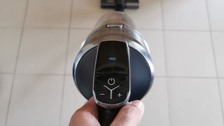 Samsung Jet 90 Cordless Vacuum viewed from the top when being used