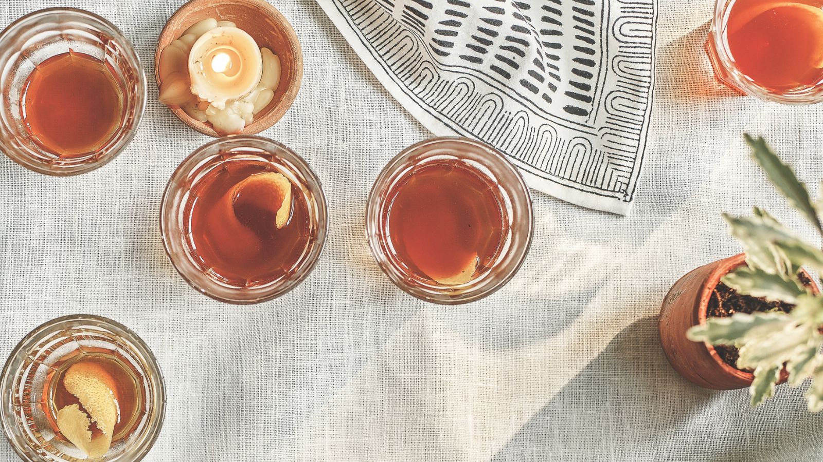 Rum and pear warmer