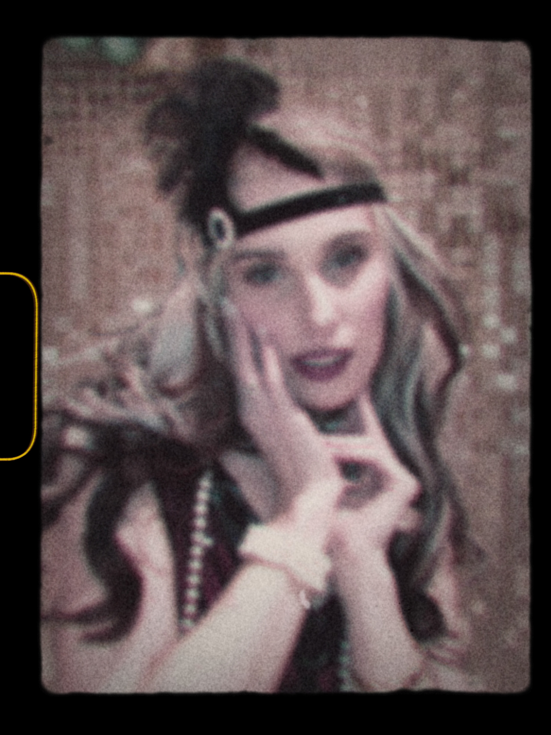 Fujifilm Instax Mini Evo Cinema sample gallery: female model in studio