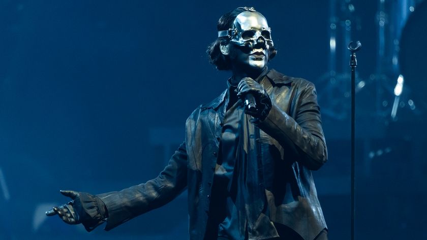 Tobias Forge onstage with Ghost in 2025