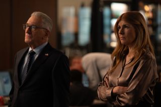 robert de niro and connie britton as Valerie Whitesell folding her arms in a still from zero day