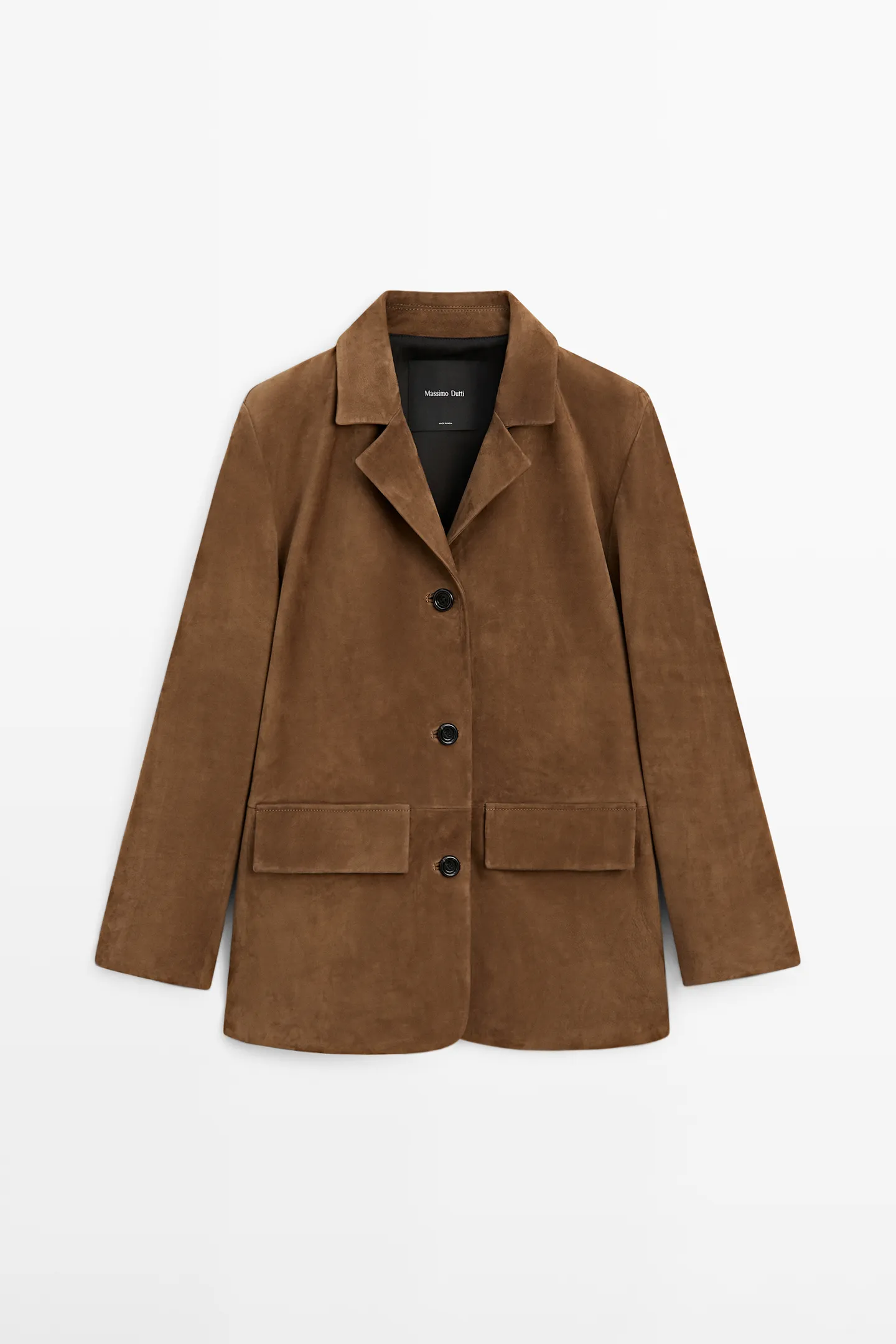 massimo dutti suede blazer