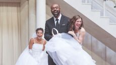 Assa Kanoute as Hero, Ken Nwosu as Benedick and Pippa Nixon as Beatrice