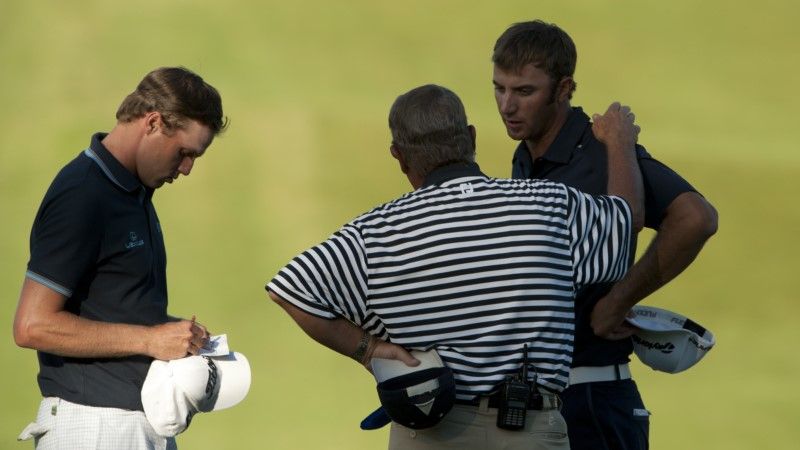 Dustin Johnson Whistling Straits 2010