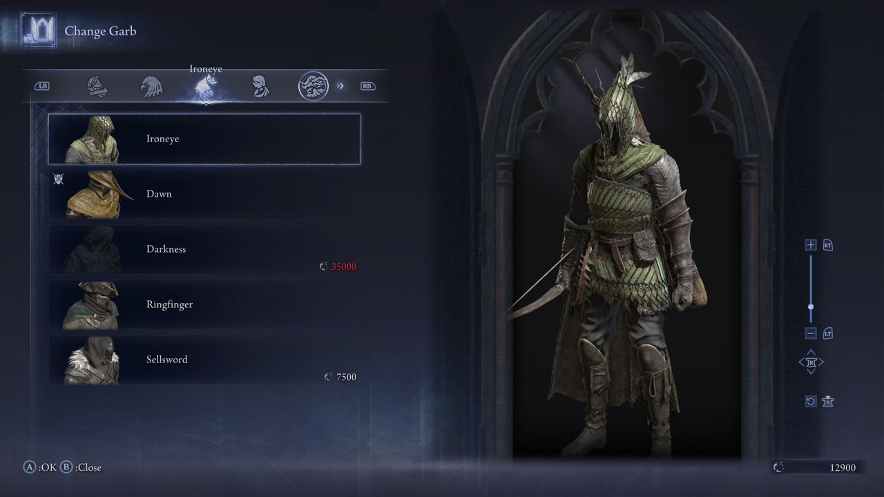 Elden Ring Nightreign outfits - Ironeye