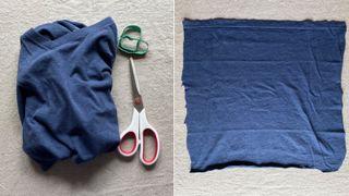 How to make a no-sew face mask with a T-shirt