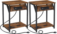 Vasagle Side Tables Set of 2 with Charging | $68 on Amazon with code VASAGLERH15