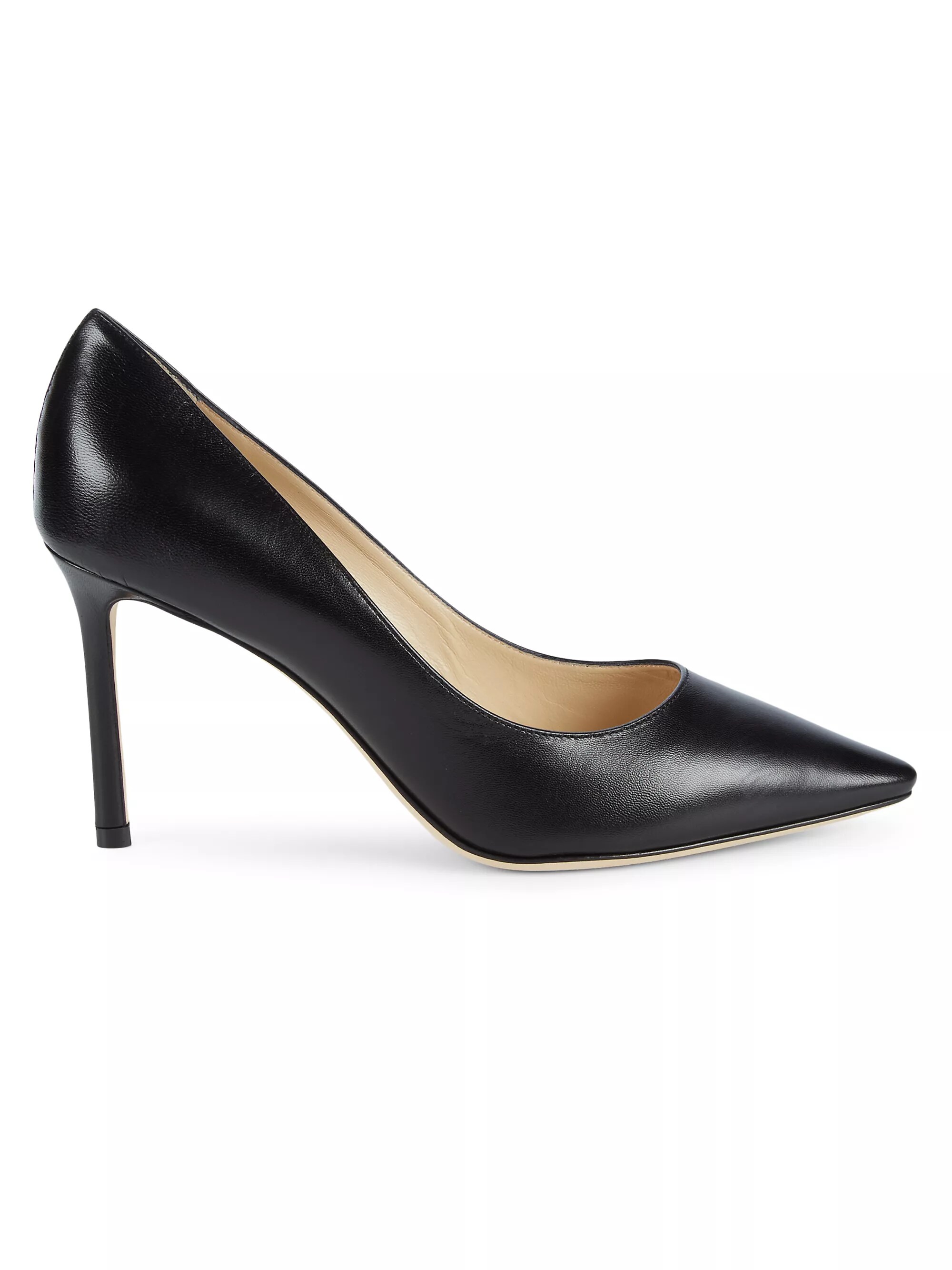 Romy 85mm Leather Pumps