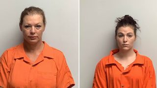 Mug shots of Tina Frey and Victoria Brimer