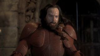 Gary Oldman's Vlad in armor crying out in agony in Bram Stoker's Dracula