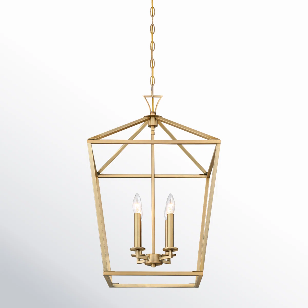 Gold pendant lantern
