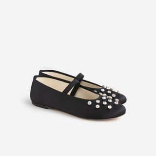 Collection Zoe strappy ballet flats with jewels