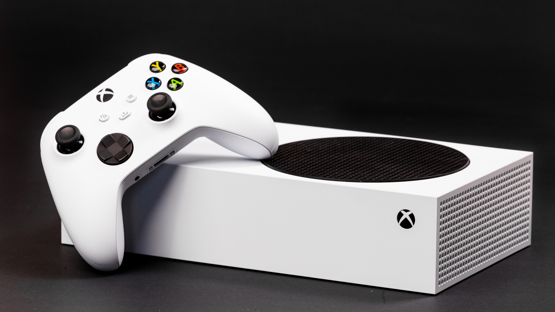 Gambar seri Xbox dengan latar belakang hitam