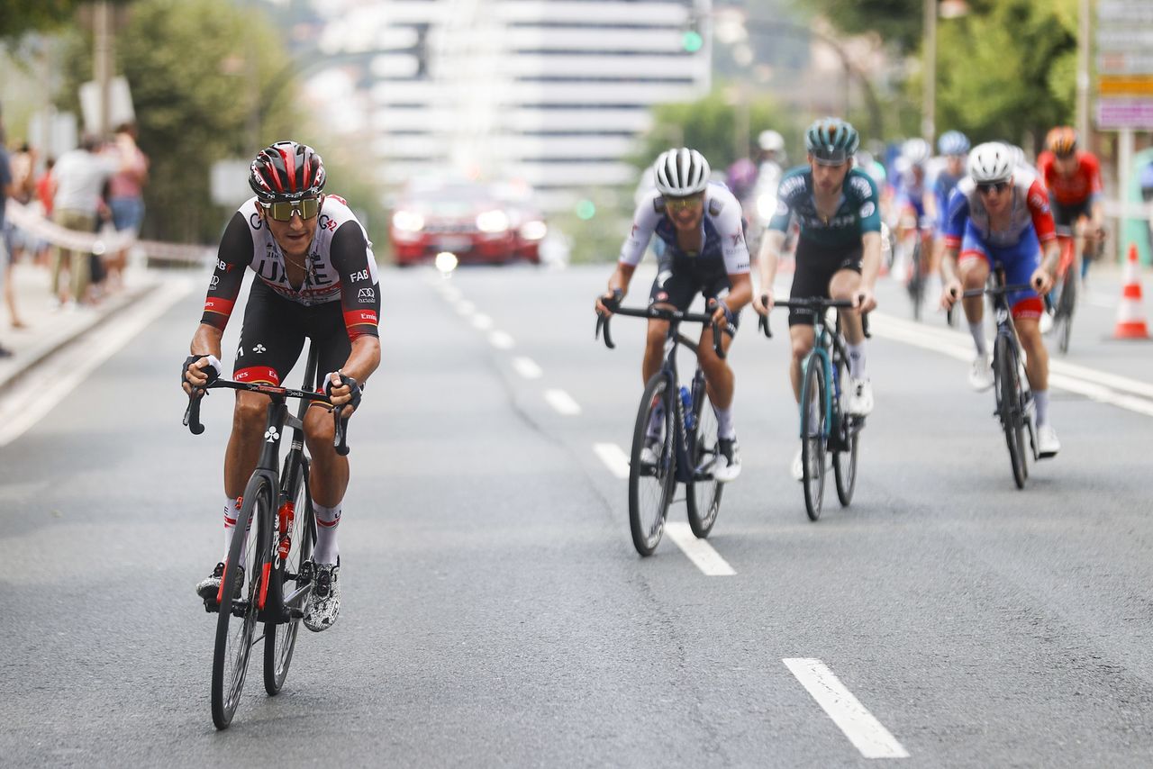 Vuelta Espana 2022 - 77th edition - 5th stage - Irun - Bilbao 187,2 km - 24/08/2022 - Marc Soler (ESP - UAE Team Emirates) - photo Luis Angel Gomez/SprintCyclingAgency&Acirc;&copy;2022