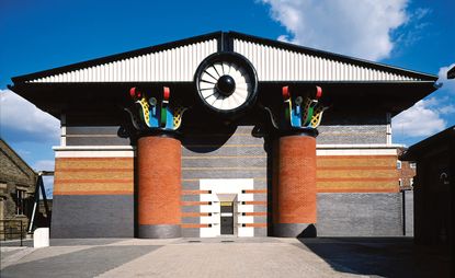 View of Isle of Dogs Pumping Station 