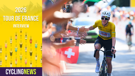 UAE Team Emirates - XRG team's Slovenian rider Tadej Pogacar celebrates as he crosses the finish line to win the fith and final stage of the Men's Tour of Switzerland (Tour de Suisse) cycling race, 150.7 km starting and finishing in Villars-sur-Ollon on June 21, 2026. (Photo by Harold Cunningham / AFP)