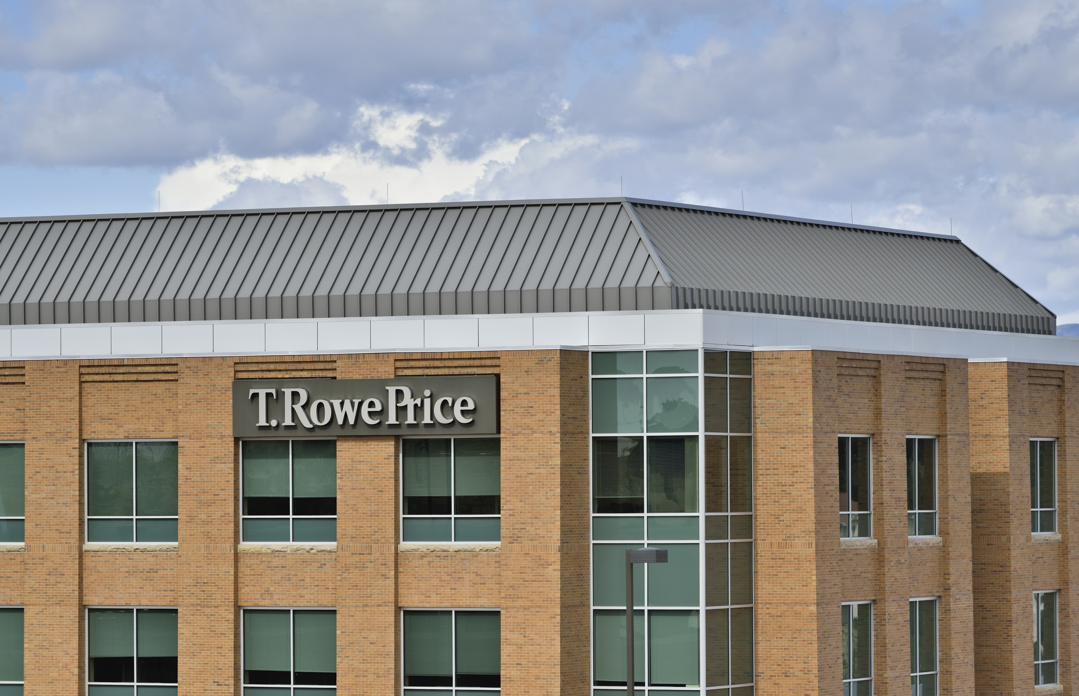 T. Rowe Price sign on a corporate office building