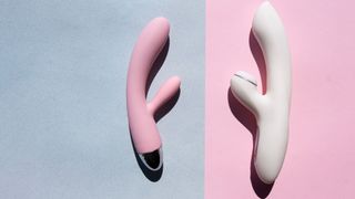 Two vibrators next to each other, to represent normalising masturbation, one of the sex trends 2022
