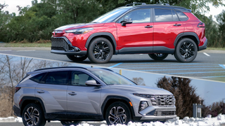 Hyundai Tucson Hybrid vs Toyota Corolla Cross Hybrid.