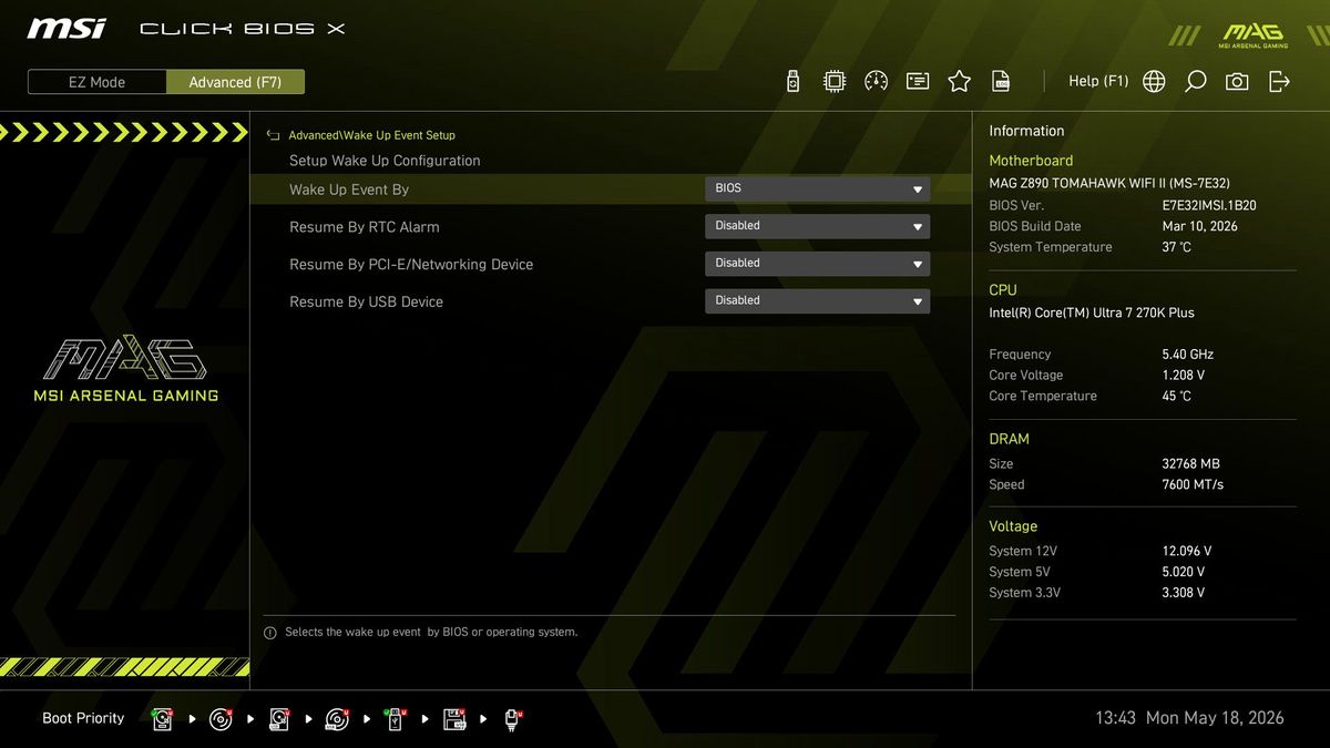 MSI MAG Z890 Tomahawk Wifi II