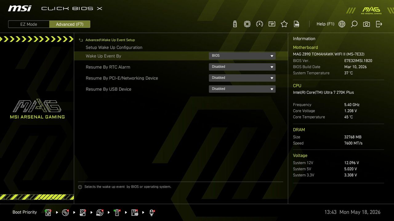 MSI MAG Z890 Tomahawk Wifi II