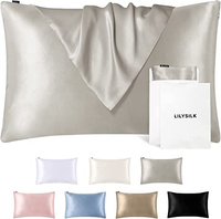 LilySilk Silk Pillowcase for Hair and Skin Standard-100% Mulberry Silk | $28.99 at Amazon