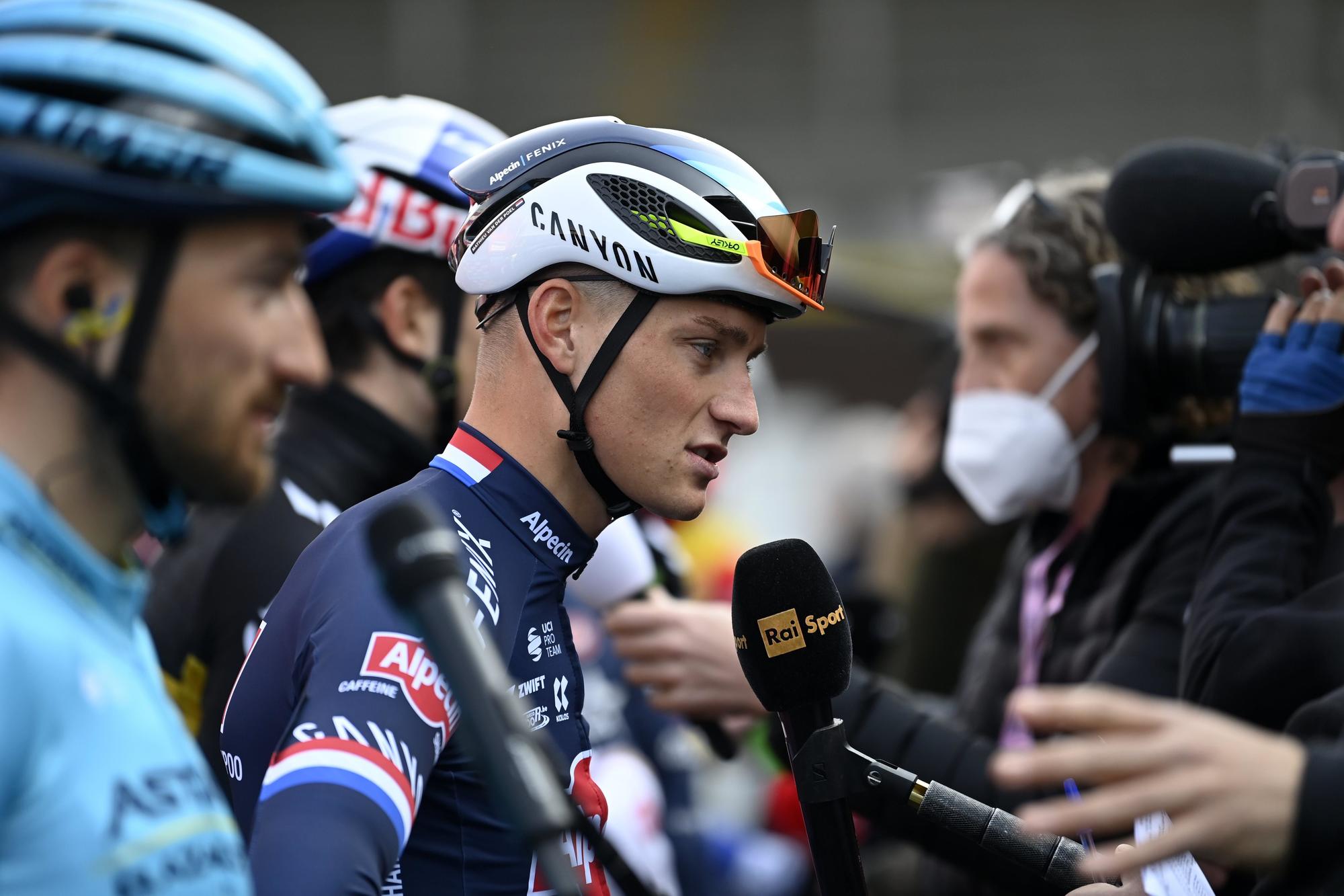 Milan-San Remo start line quotes Pogacar, Van Aert, Van der Poel, Roglic Cyclingnews