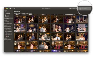 macOS Mojave Photos Import Search Box