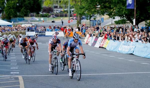 The sprint for 3rd place won by Ryan Anderson (Spidertech)