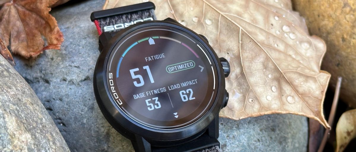 A fatigue score showing current energy levels using the COROS APEX 2