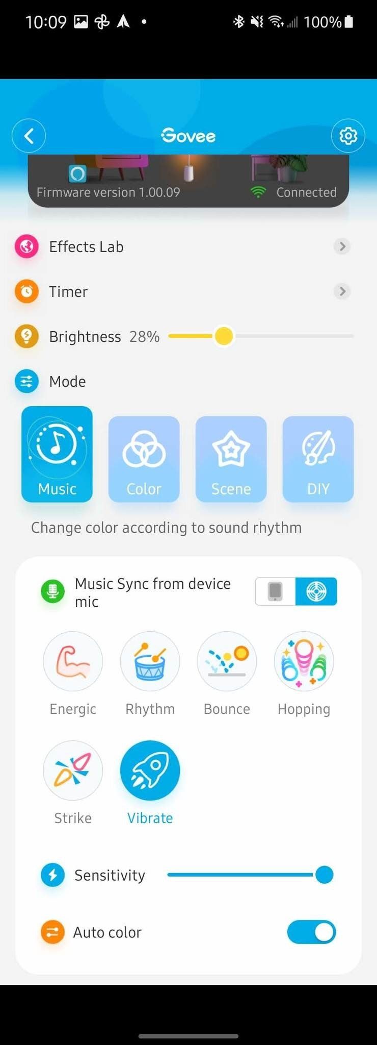 Govee Lyra Corner Floor Lamp Screenshot