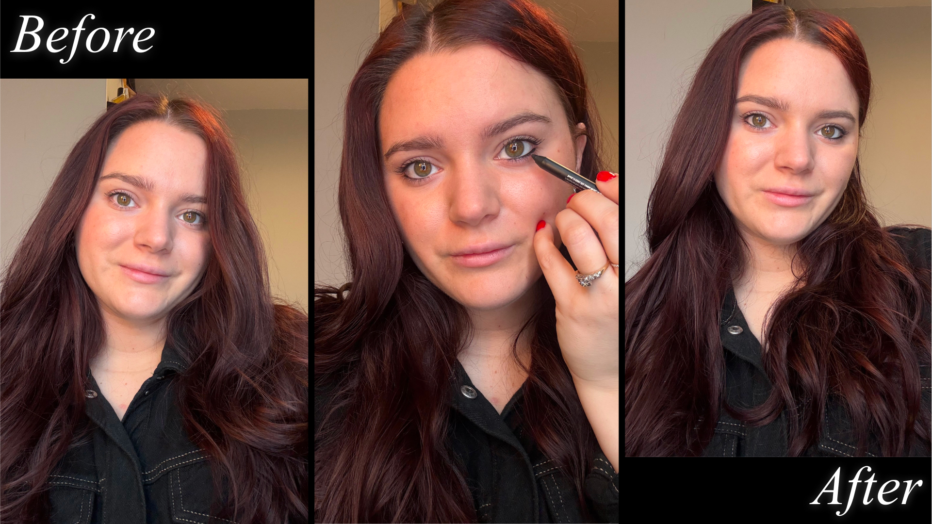 Brooke Knappenberger marie claire associate commerce editor tests the Urban Decay 24/7 Glide-On Waterproof Eyeliner Pencil in perversion.