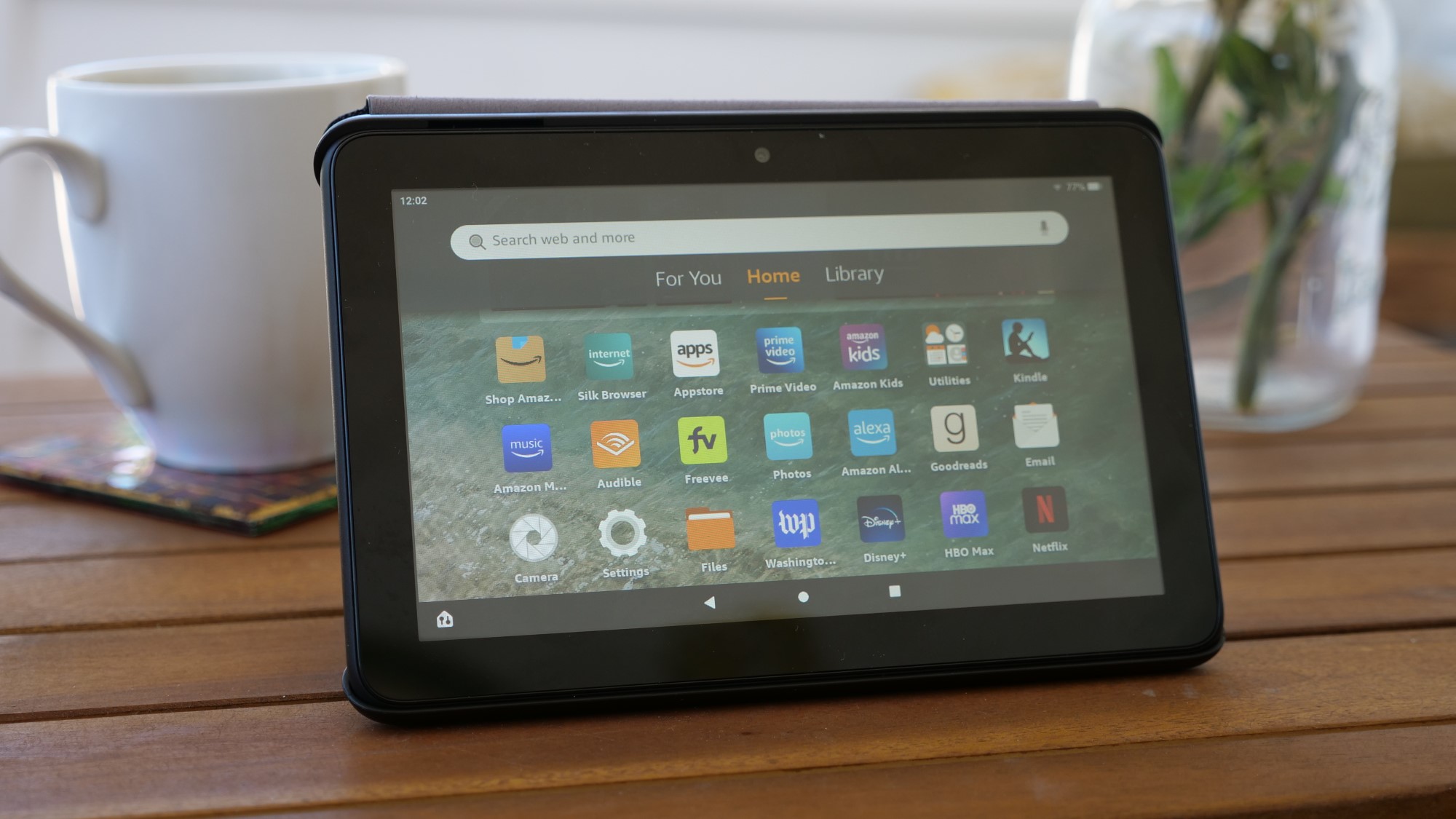  Fire 7 Tablet. Our best-selling tablet—now 2X the storage,  faster quad-core processor, and hands-free with Alexa.
