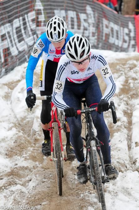 Jake Womersley (GBR) riding the sand pit