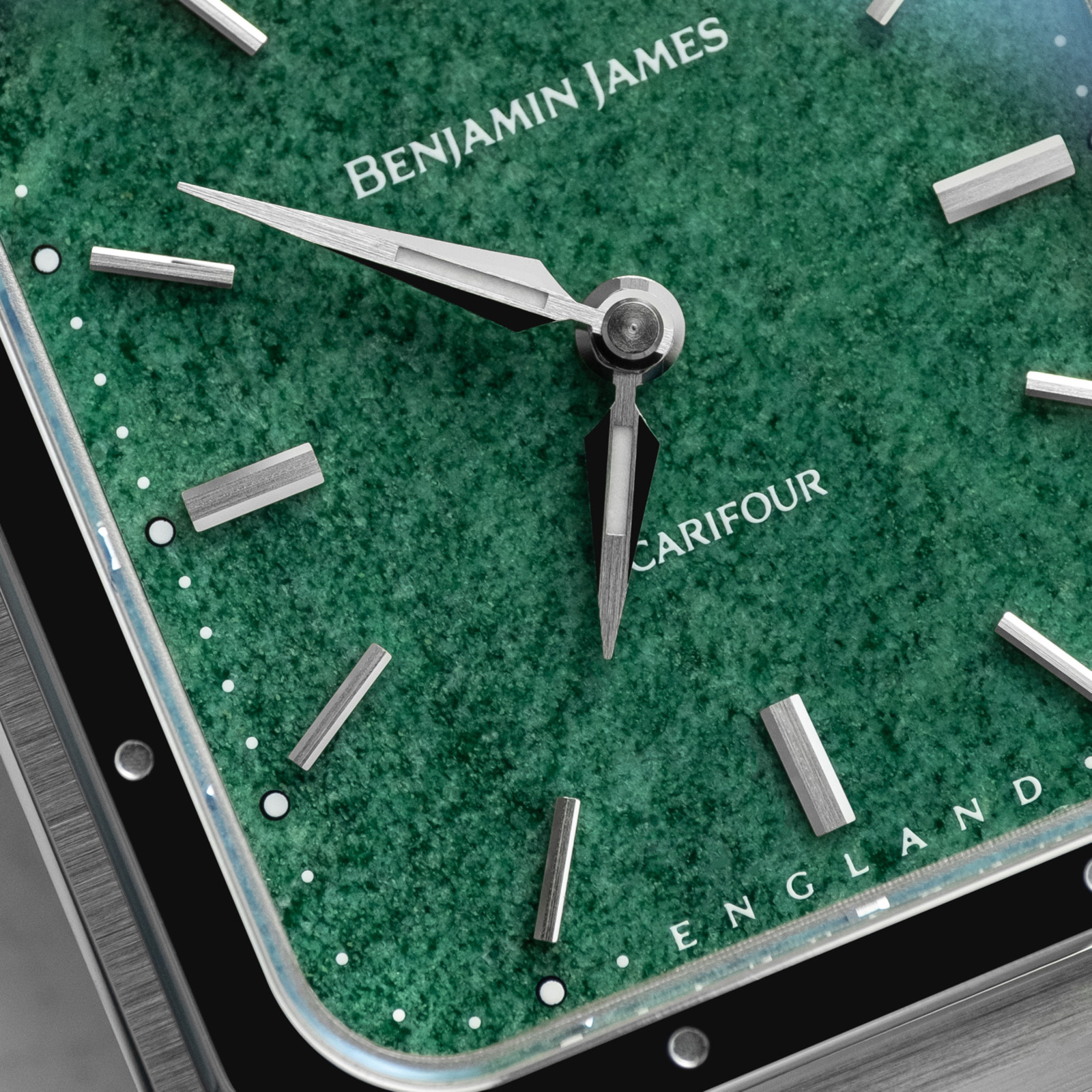 Benjamin James Watches in Jade from different angles