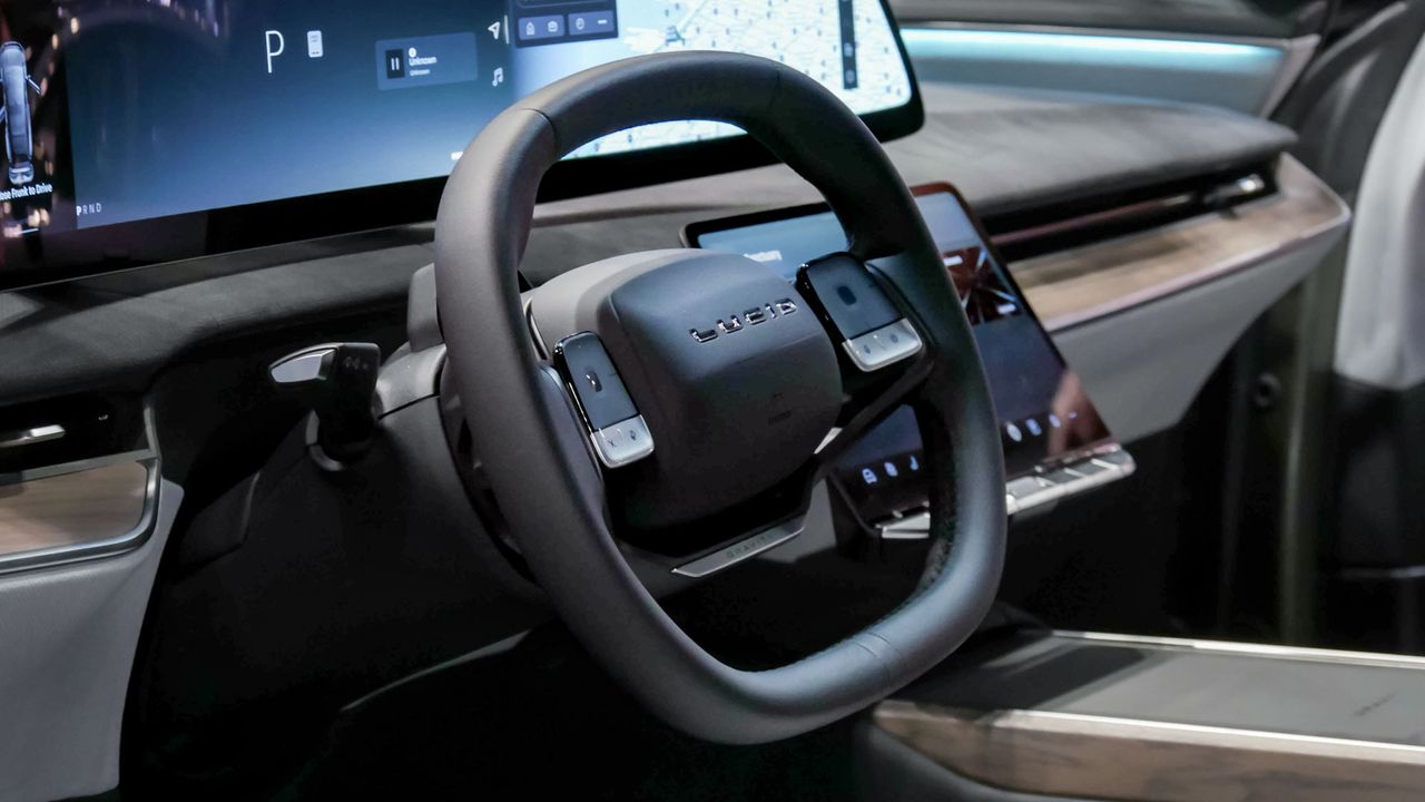 2025 Lucid Gravity at New York Auto Show 2025.