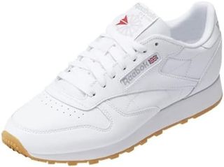 Reebok, Reebok Unisex Adult Classic Leather Sneaker, Ftwr White/pure Grey 3/ Rubber Gum-03, 11.5 Women 10 Men Us