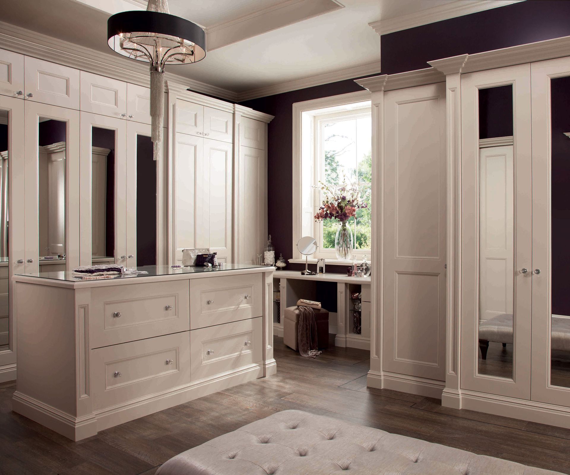 Dressing room ideas whole room with island Neville Johnson