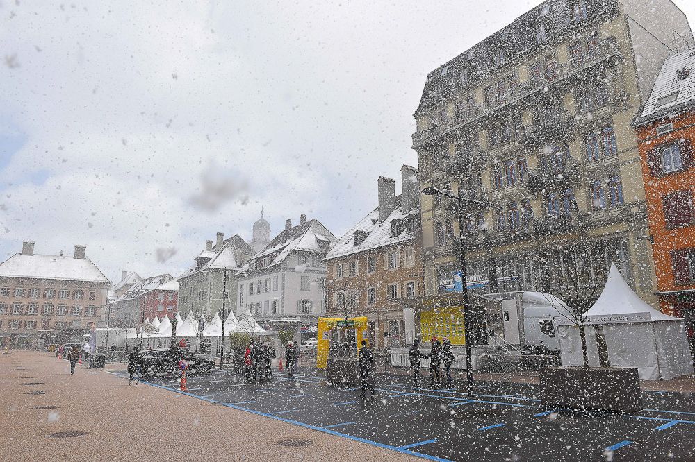 The fourth stage at Tour de Romandie was shortened due to snow