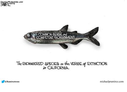Political Cartoon U.S. California Government Infrastructure fix